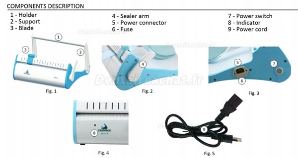 HISHINE® Thermosoudeuse médicale Sella II avec Alarme sonore